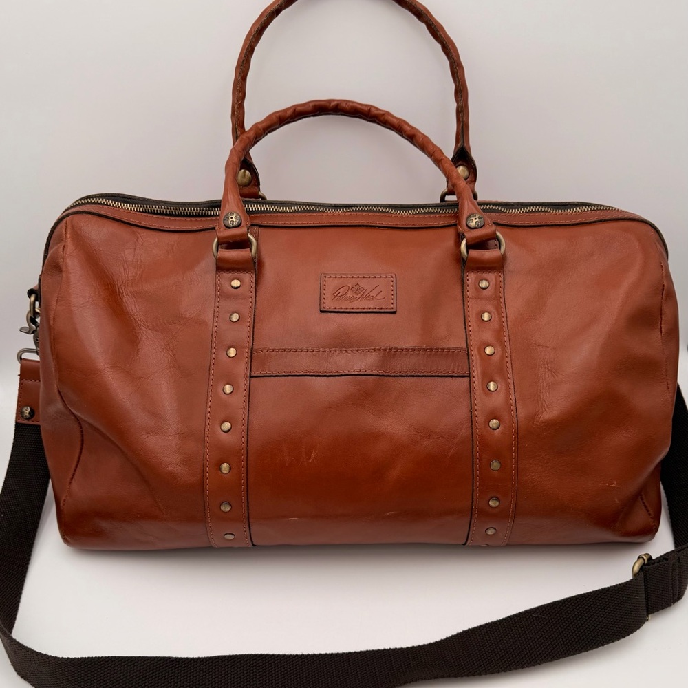 Patricia Nash Milano Leather Weekender Travel Bag